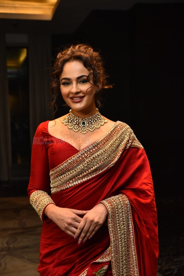 Actress Seerat Kapoor at Manamey Movie Pre Release Event Photos 15