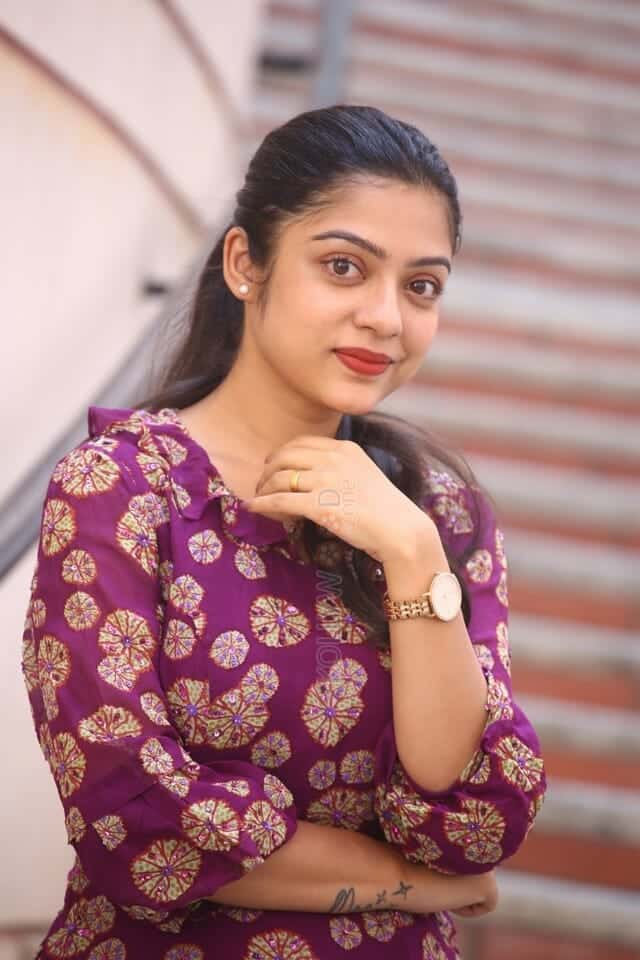 Actress Varsha Bollamma at Stand Up Rahul Movie Press Meet Pictures 18