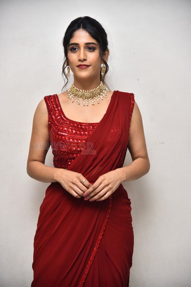 Heroine Chandini Chowdary at Music Shop Murthy Pre Release Event Photos 03