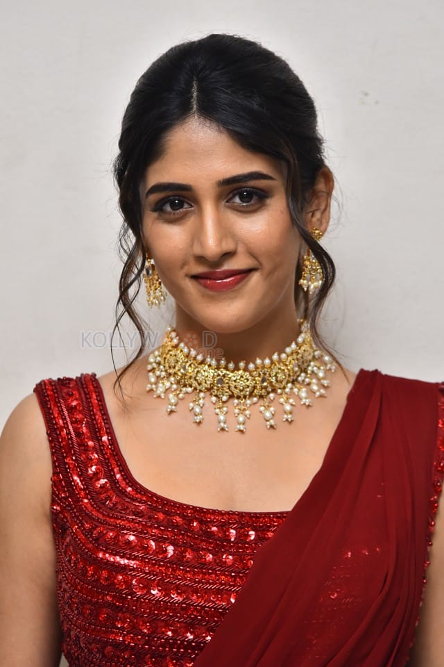 Heroine Chandini Chowdary at Music Shop Murthy Pre Release Event Photos 07