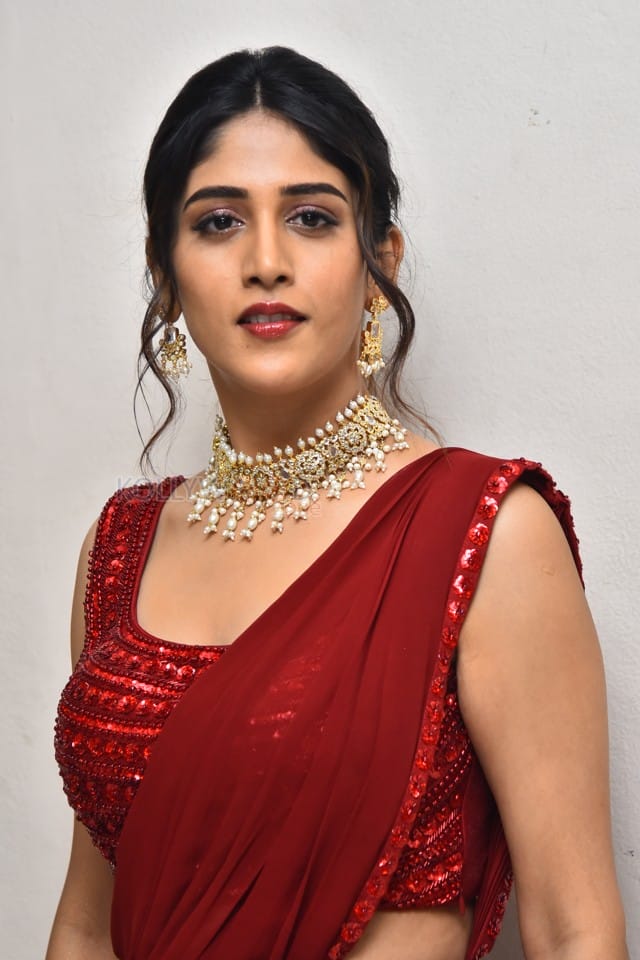 Heroine Chandini Chowdary at Music Shop Murthy Pre Release Event Photos 11