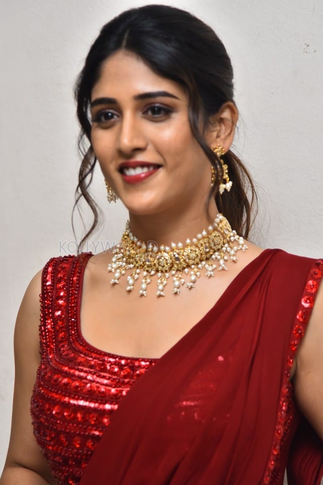 Heroine Chandini Chowdary at Music Shop Murthy Pre Release Event Photos 15