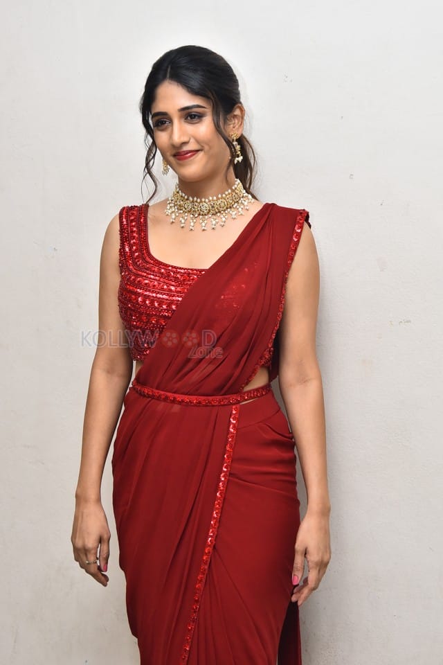 Heroine Chandini Chowdary at Music Shop Murthy Pre Release Event Photos 20