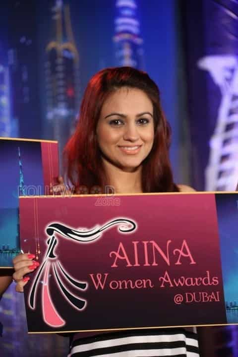 Actress Aksha At Aiina Women Awards Photos 09