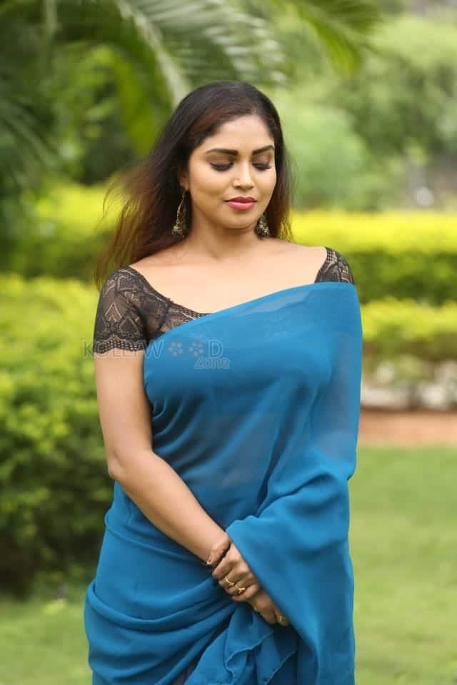 Actress Karunya Chowdary At 3 Monkeys Movie First Look Launch Photos 19