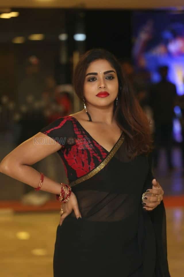 Actress Karunya Chowdary At 3 Monkeys Pre release Event Hot Photos 18