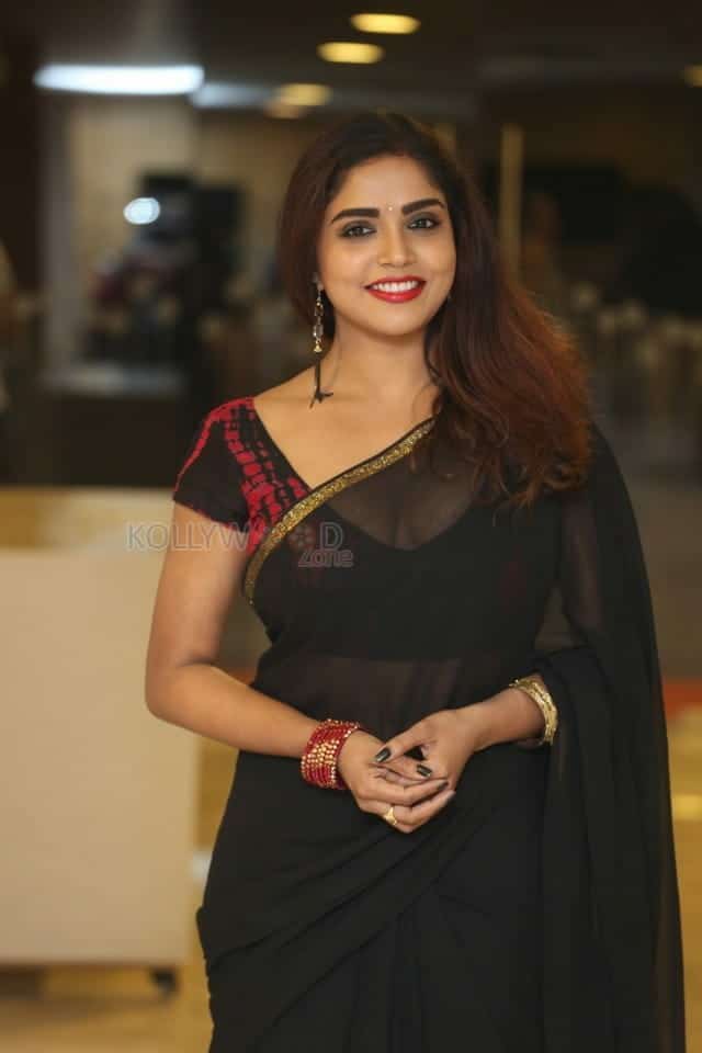 Actress Karunya Chowdary At 3 Monkeys Pre release Event Hot Photos 20