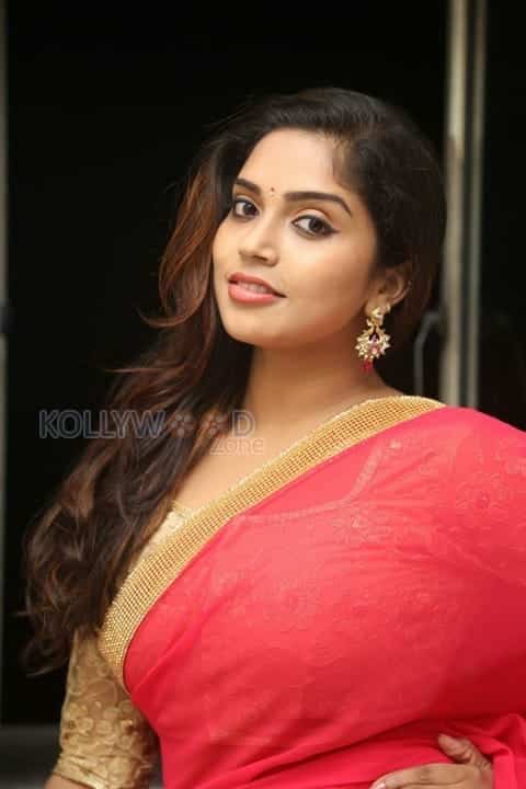 Actress Karunya In Saree Pictures 05