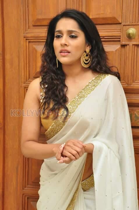 Actress Rashmi Gautam Beautiful Saree Photos 19