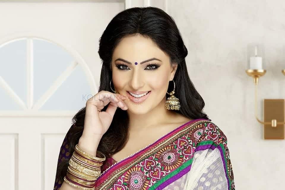 Beautiful Film Actress Nikesha Patel Traditional Saree Photo Shoot Photos 09