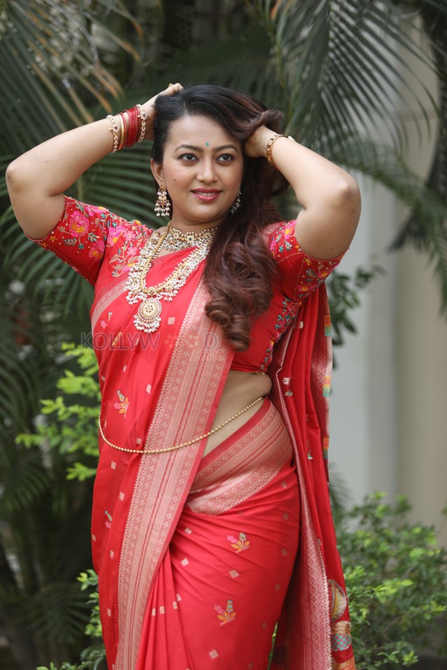 Tenant Actress Ester Noronha Glam Saree Photoshoot Pictures 18