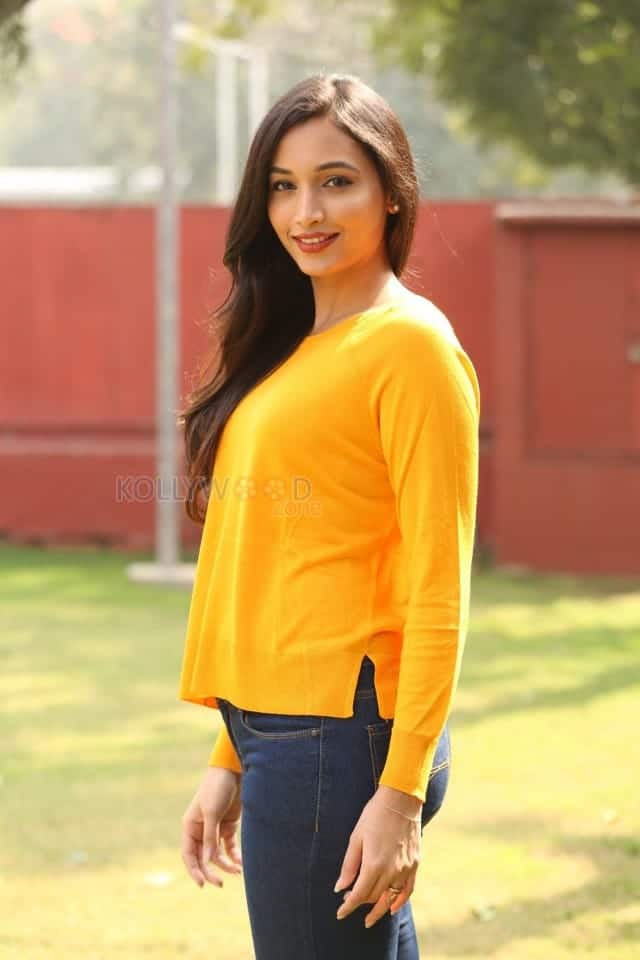 Actress Srinidhi Shetty At Kgf Success Meet Photos 06