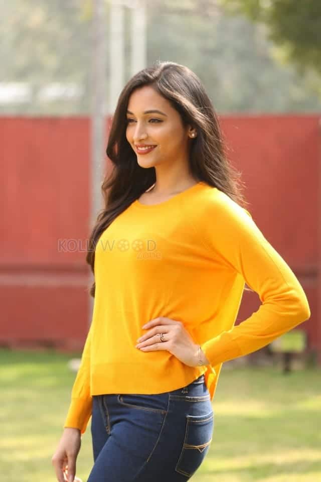 Actress Srinidhi Shetty At Kgf Success Meet Photos 13