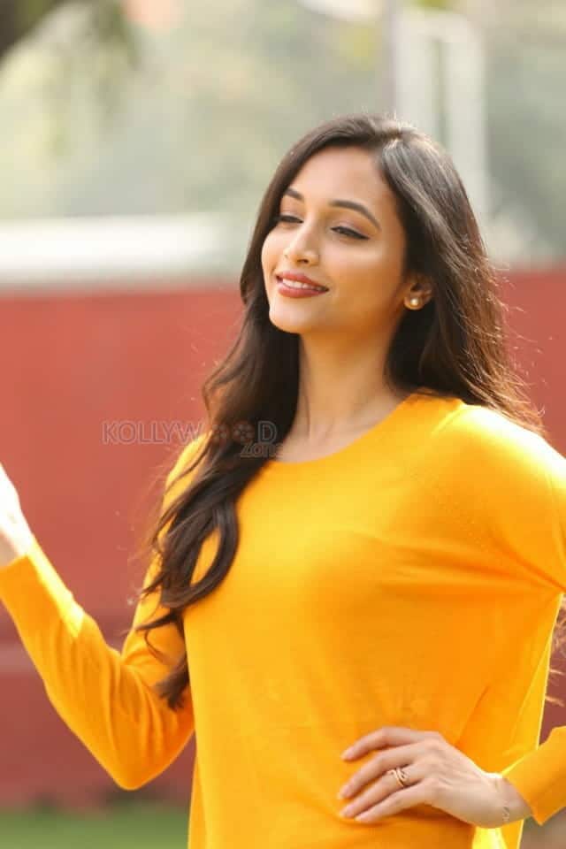 Actress Srinidhi Shetty At Kgf Success Meet Photos 16