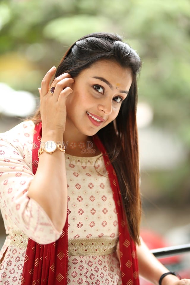 Heroine Mokksha at Alanati Ramachandrudu Interview Pictures 33