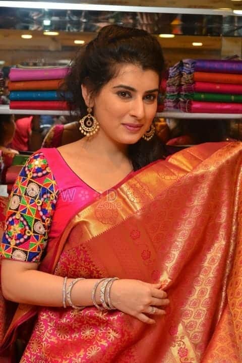 Actress Archana At Srinivasa Textiles Launch Photos 05