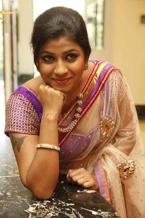 Actress Geethanjali Saree Pictures 11