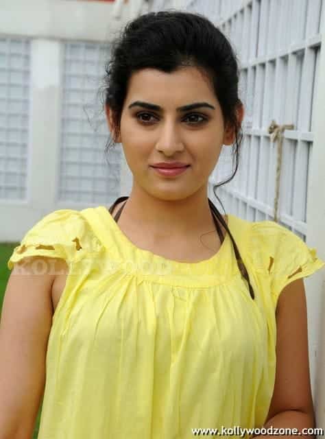 Cute Archana In Yellow Pics 11