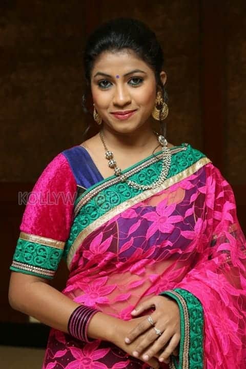 Telugu Actress Geethanjali Saree Photos 02