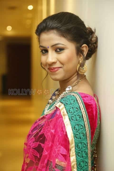 Telugu Actress Geethanjali Saree Photos 09