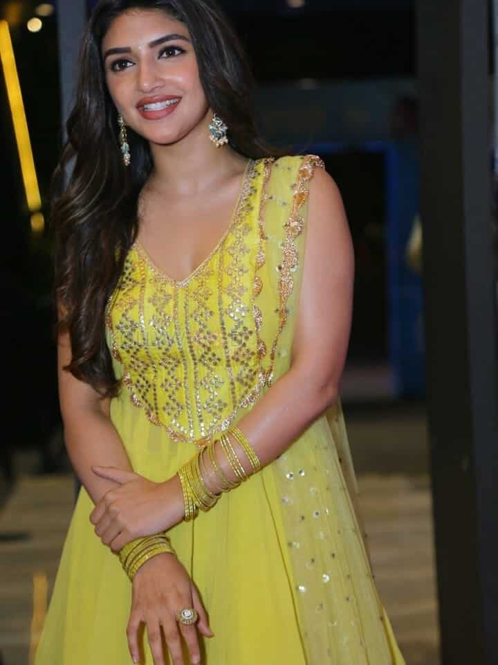 Heroine Sreeleela at Mad Pre Release Event Pictures 05