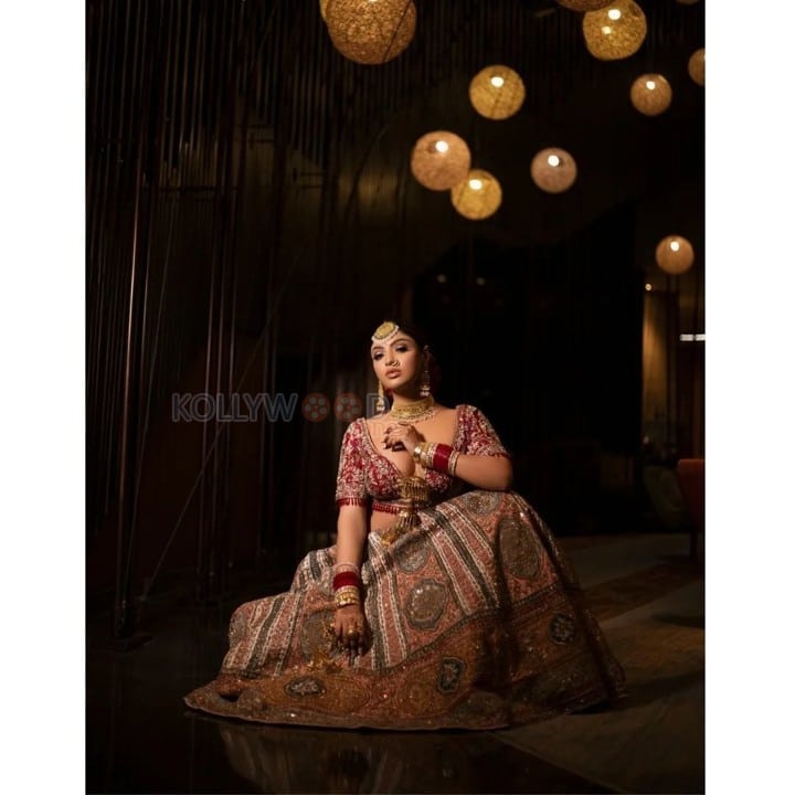 Gorgeous Akanksha Puri in a Bridal Lehenga Photos 02