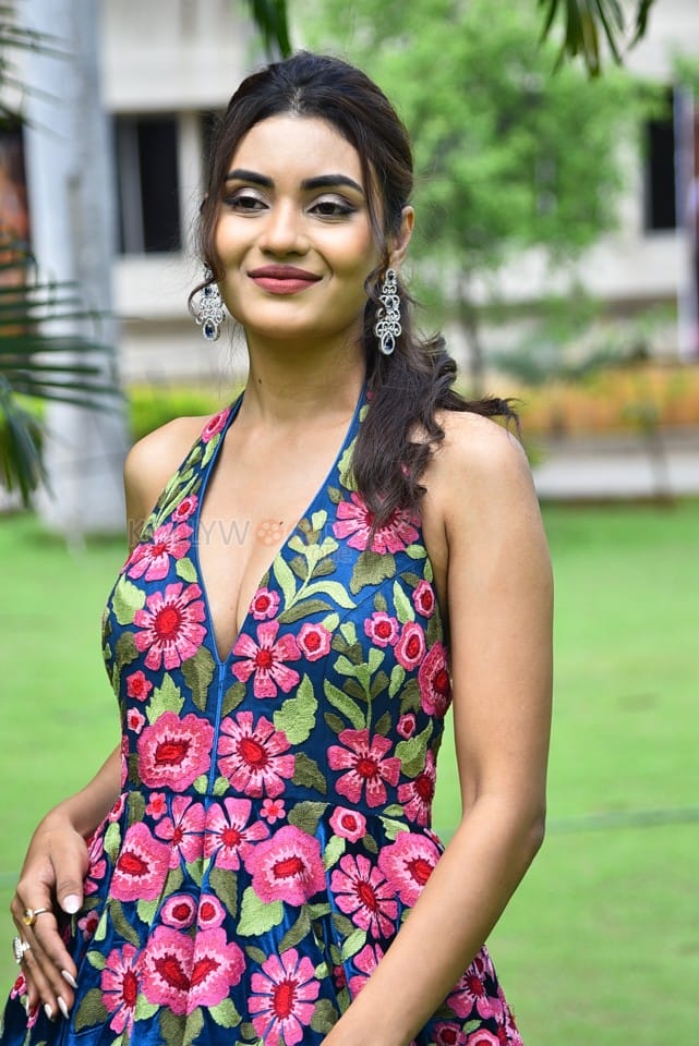 Actress Garima Chouhan at Seetha Kalyana Vaibhogame Movie Trailer Launch Event Pictures 60