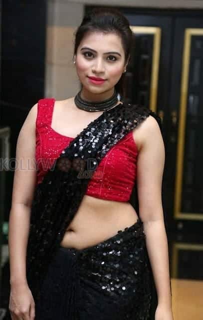 Actress Priyanka Raman Black And Red Dress Photos 04