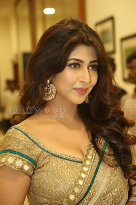 Actress Sonarika Spicy Saree Cleavage Photos 11