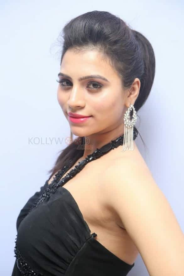 Telugu Actress Priyanka Black Dress Photos 57