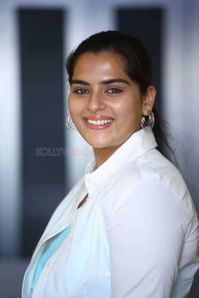 Actress Kavya Kalyanram at Masooda Press Meet Photos 09