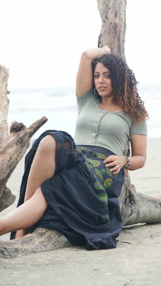 Actress Deviyani Sharma Hot Goa Photoshoot Pictures 36