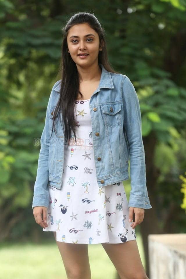 Actress Megha Chowdhury At Marshal Success Meet Photos 02