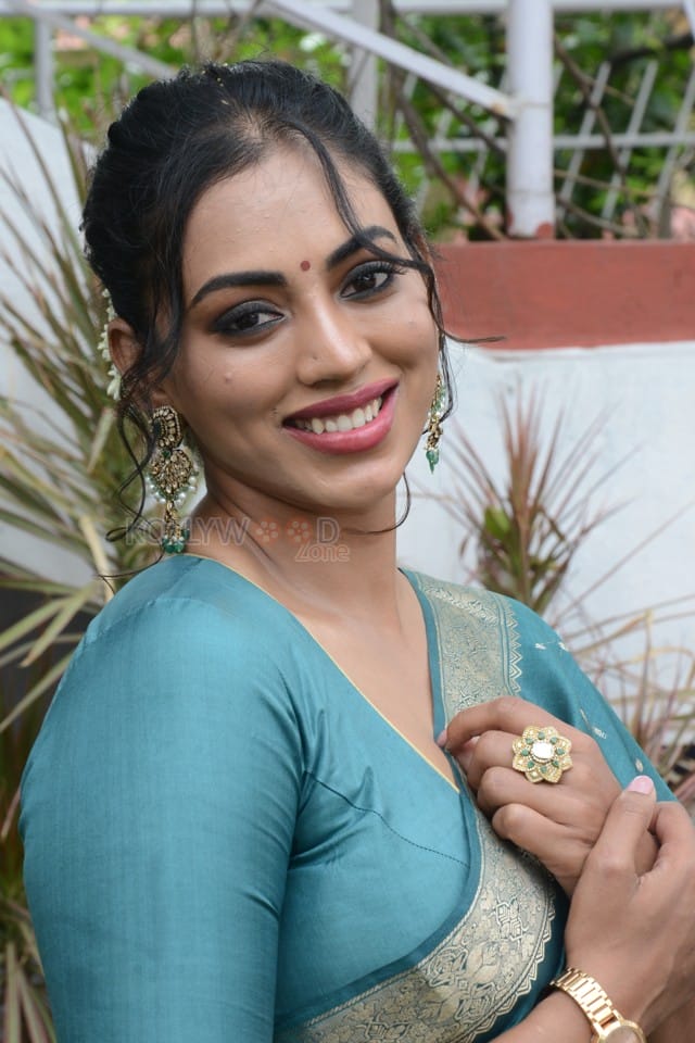 Actress Kamakshi Bhaskarla at Laila Movie Launch Photos 30