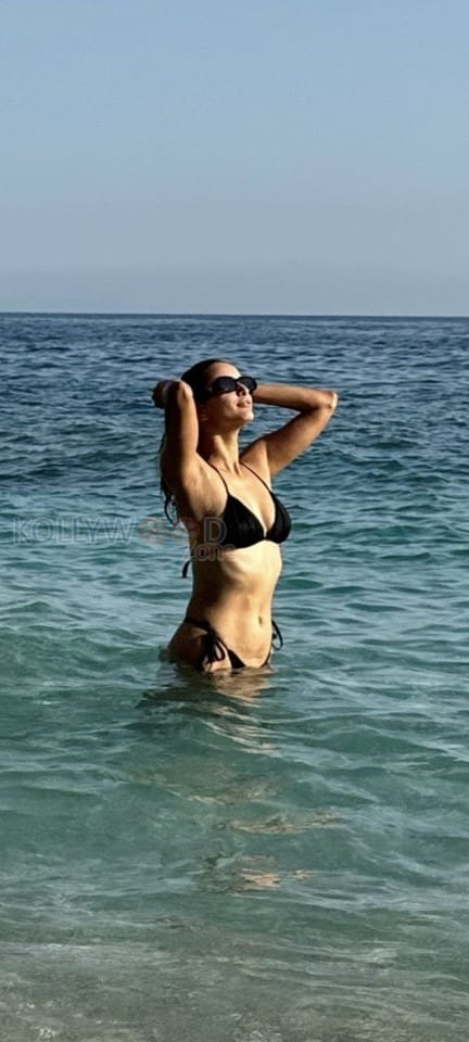 Stunning Tripti Dimri in a Black Bikini Photos 01