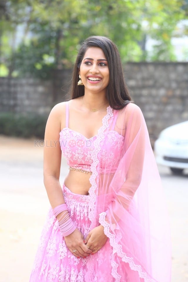 Actress Priya Hegde at Nuvve Naa Pranam Movie Pre Release Event Stills 18