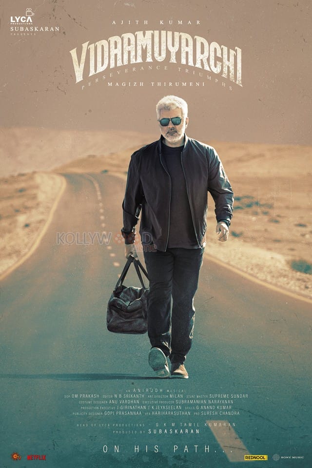 Ajith VidaaMuyarchi Movie English Poster