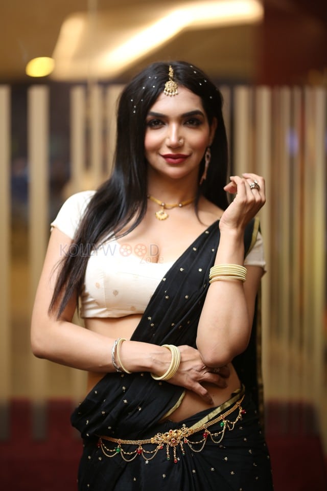 Actress Kriti Verma at O Andala Rakshasi Pre Release Event Photos 12