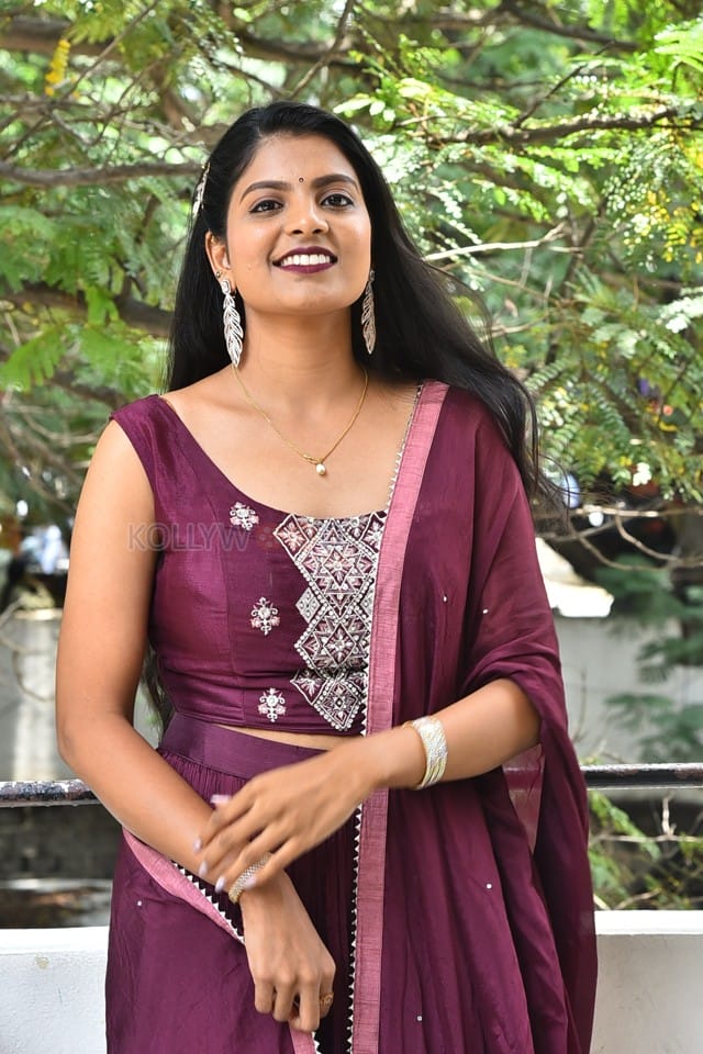 Actress Sai Chandana Reddy at The Deal Movie Poster Launch Pictures 10