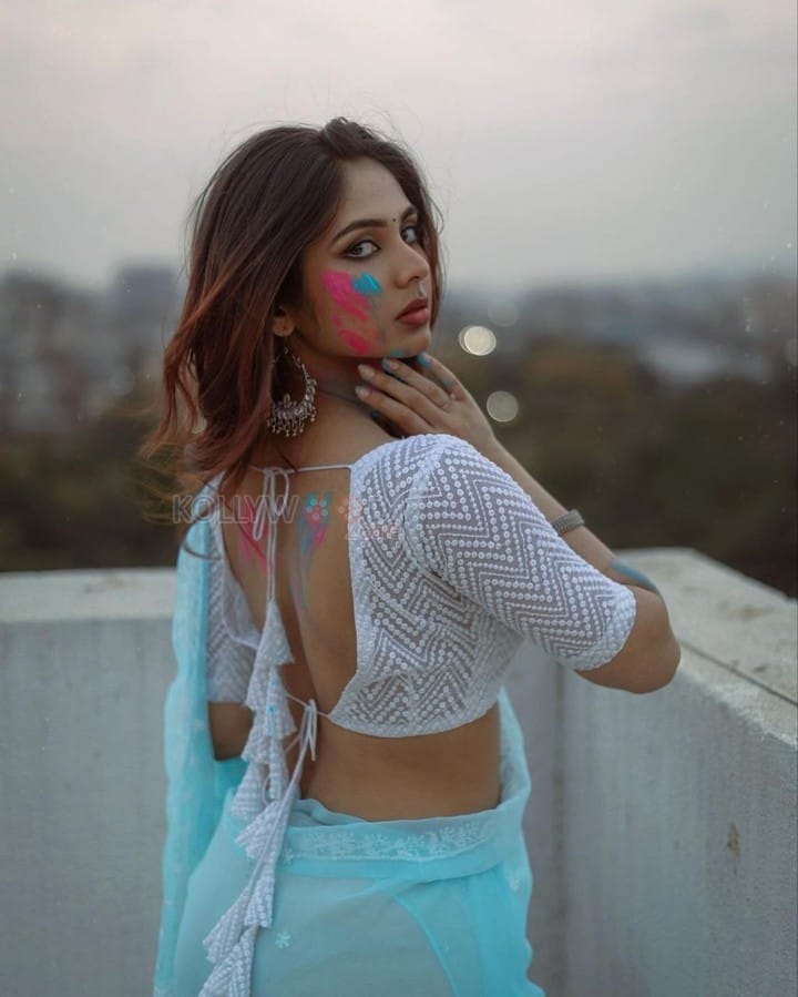 Seductive Srushti Bannatti Holi Photos 03