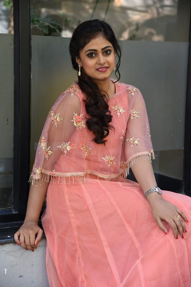 Actress Megha Sri At Amrutha Varshini Movie Launch Photos 18