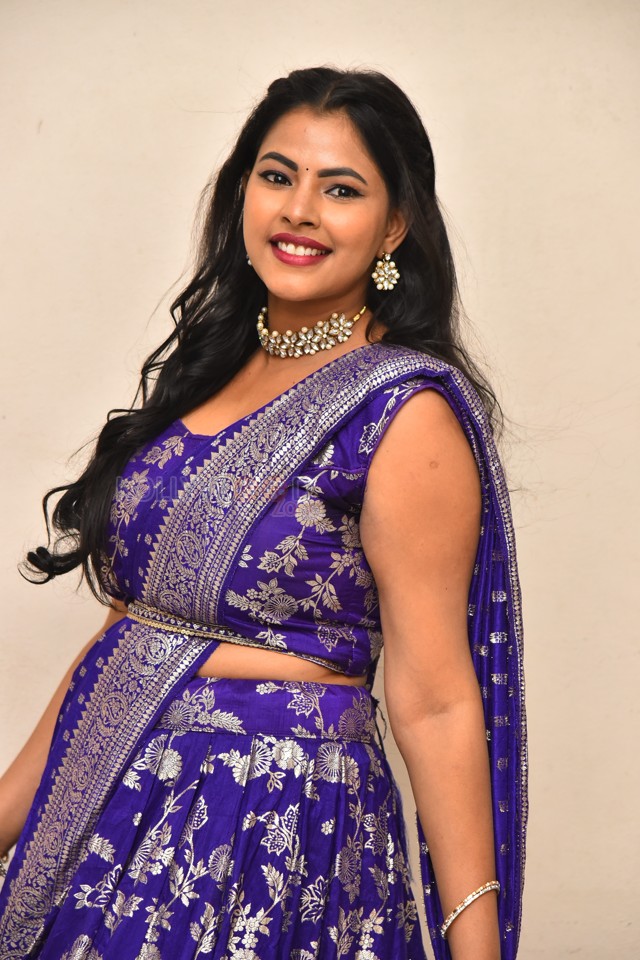 Actress Deeya Raj at Jathara Pre Release Event Pictures 13