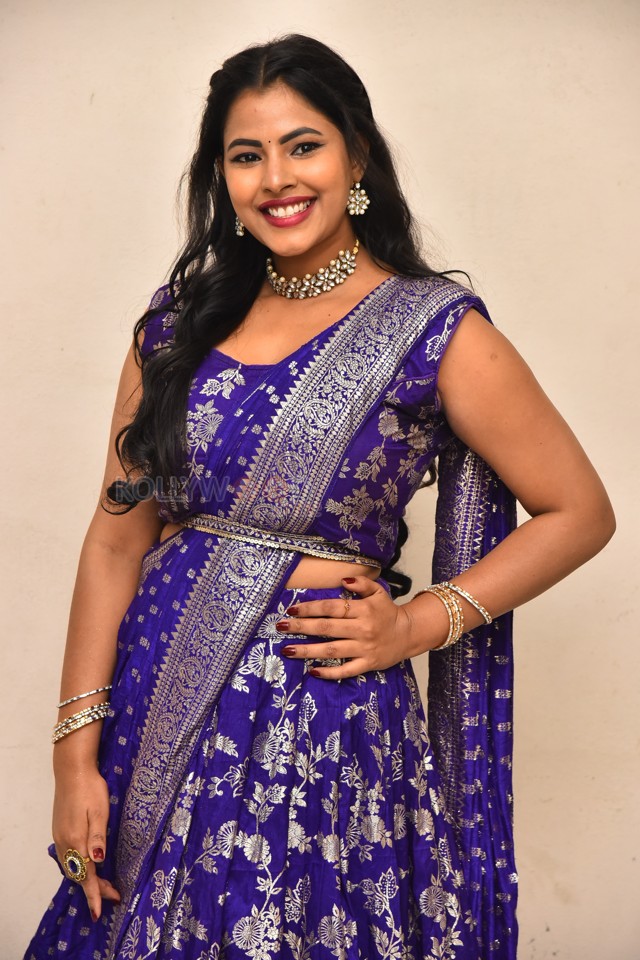 Actress Deeya Raj at Jathara Pre Release Event Pictures 14