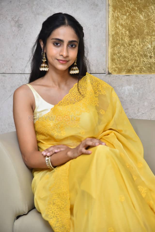 Actress Abitha Venkataraman at Bapu Pre Release Event Pictures 48