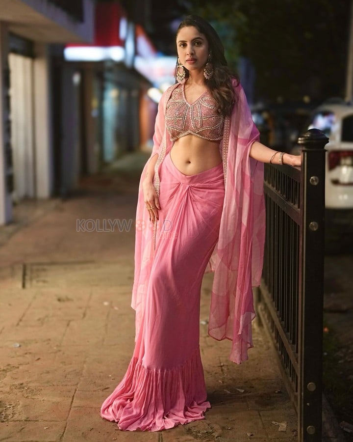 Gorgeous Priyanka Kholgade in Pink Outfit Pictures 04