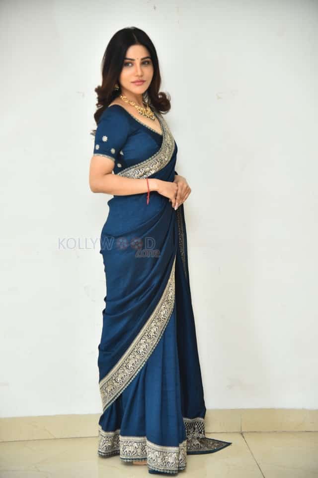 Actress Krisheka Patel at Artiste Release Press Meet Pictures 18