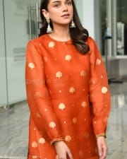 Actress Aditi Rao Hydari at Maha Samudram Movie Press Meet Pictures 26