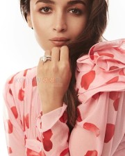 Actress Alia Bhatt in a Pink Magda Butrym Dress Photos 02
