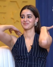 Actress Ananya Panday Armpits at Call Me Bae Interview Photos 03