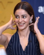 Actress Ananya Panday Armpits at Call Me Bae Interview Photos 04